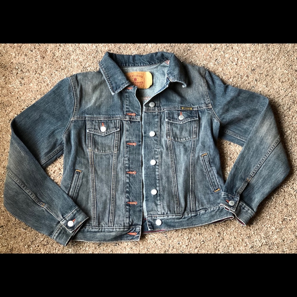 Vintage Lucky Brand Denim Jacket -100% Cotton